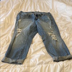 Torrid Boyfriend Jeans - Distressed Blue